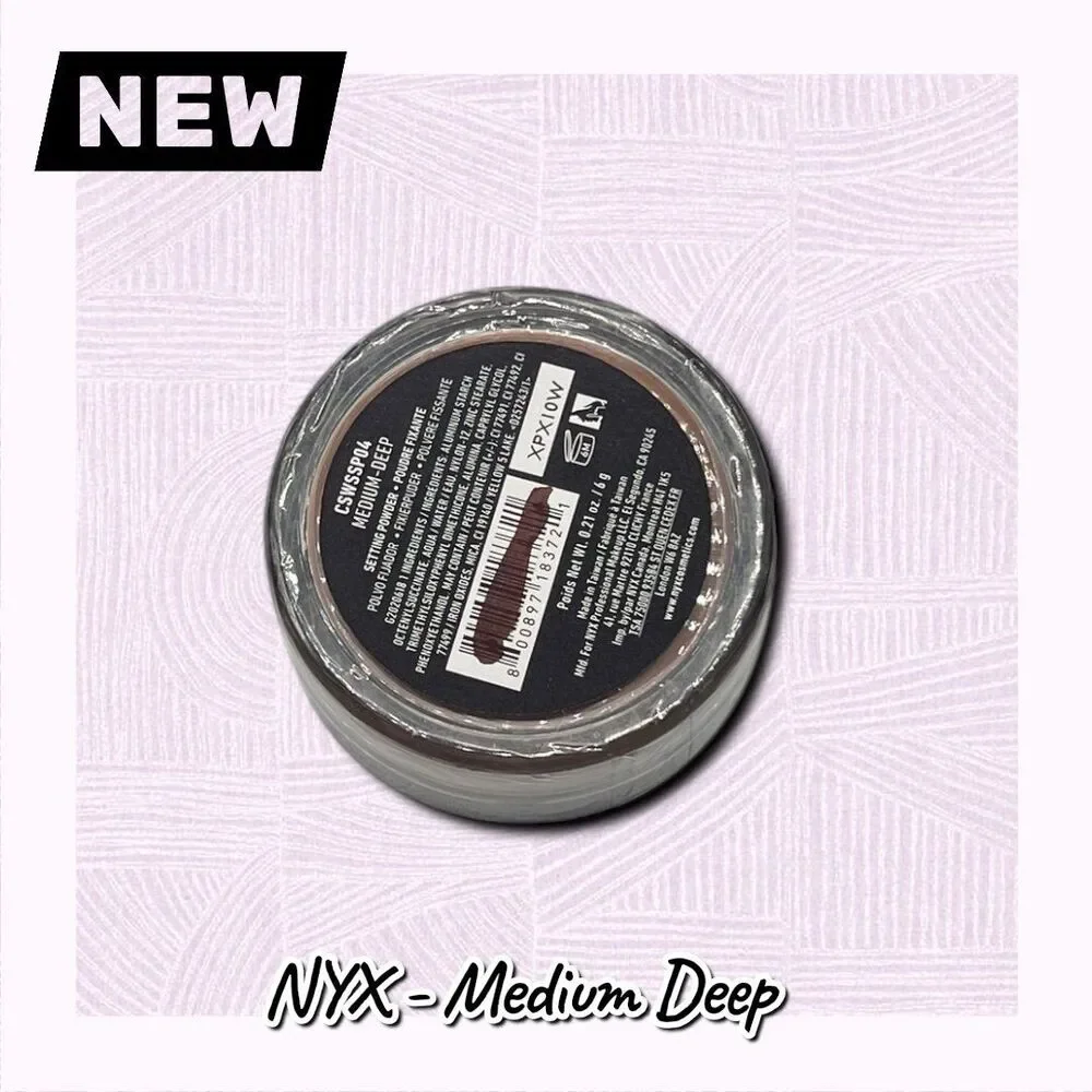 New – NYX Professional Makeup Can’t Stop Won’t Stop Setting Powder | Shade: Medi